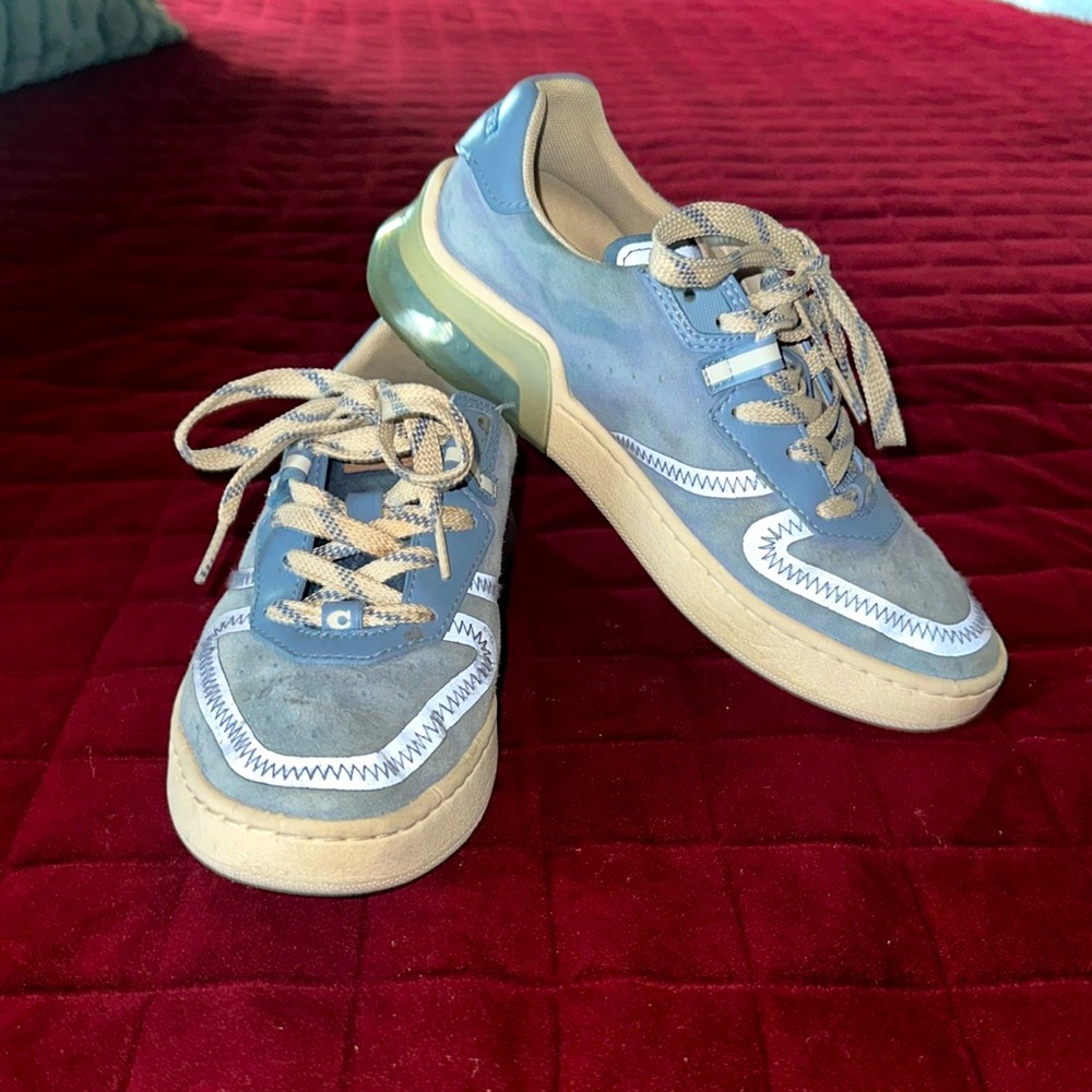 Blue Coach Sneakers